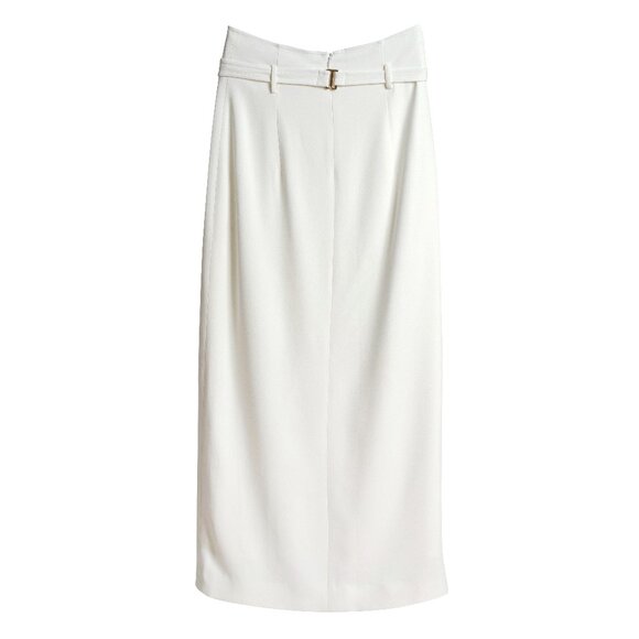 rrp €1200 DION LEE (Australia) Crepe Weave Interlock Midi Skirt : US 4 EU 36